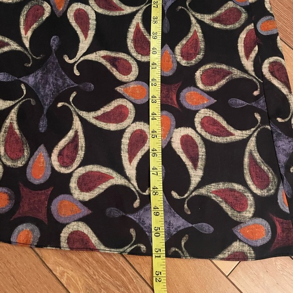 ZARA Printed Long Sleeve Shift Dress Size L - Picture 8 of 12